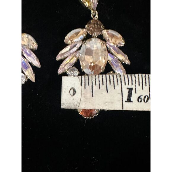 Fashion Sparkly Colorful Geometric Crystal Dangle Earrings for Women NWT - Picture 5 of 6